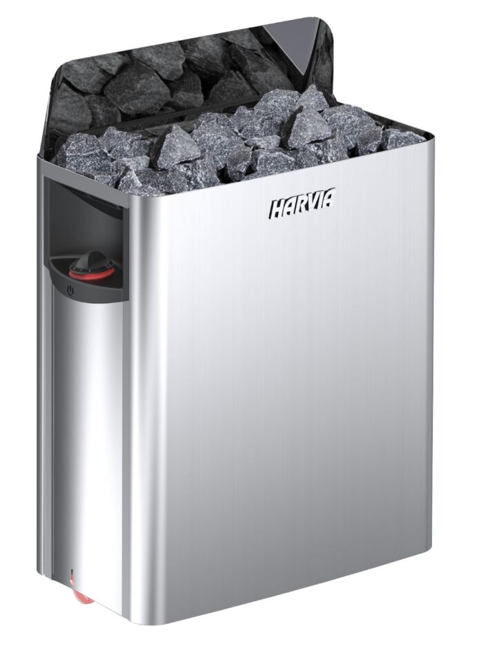 Harvia The Wall SW45 4,5kw steel elektrikeris + 5-10cm kivid 1kast